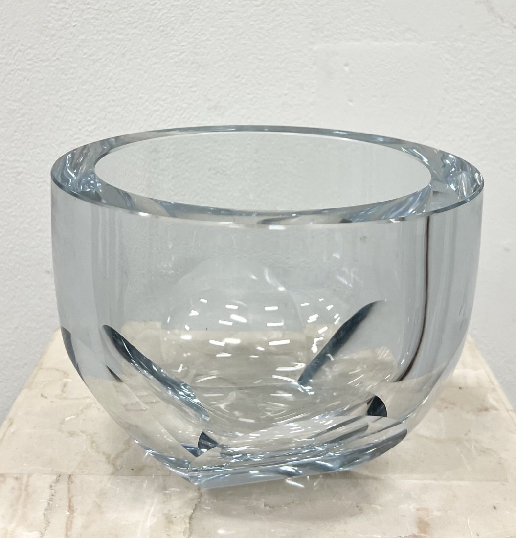 Betty St John Heavy Crystal Bowl: 7 x 5 in