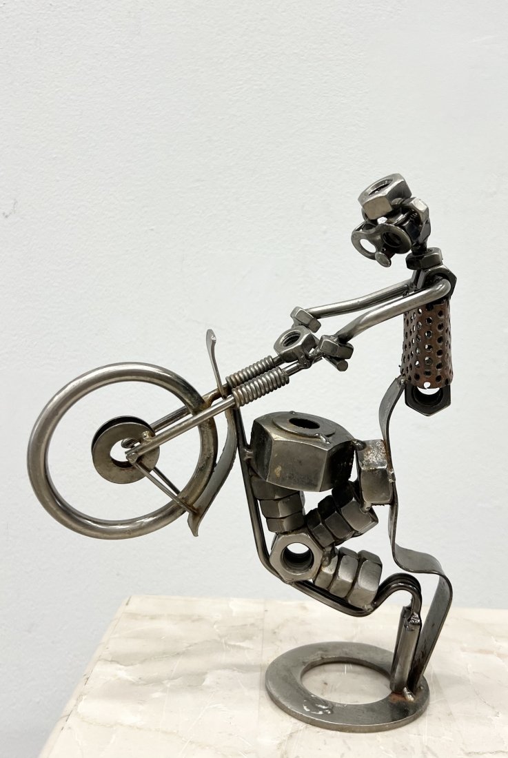 Steampunk Motorcycle Sculpture (1 of 2)
