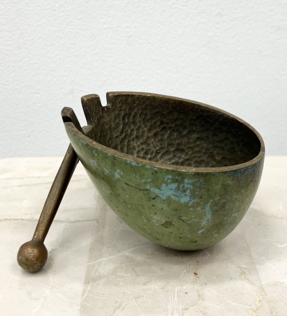 Maurice Ascalon for Pal Bell Brass ‘Atomic Snail’ Ashtray, c.1943: 4 x 3 in