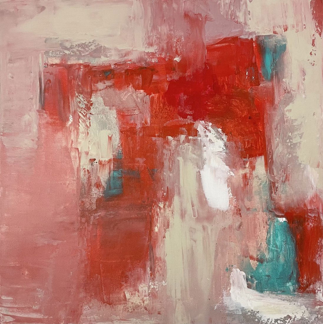 Abstract Expressionist Painting, Unsigned (1 of 3)