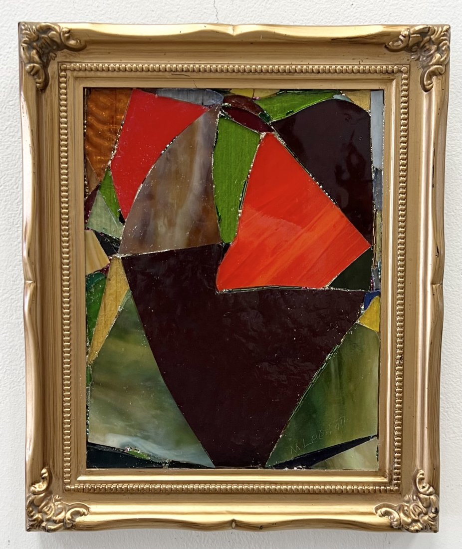 Dr. Maxine Lee-Fatt, Glass Mosaic Abstract: 14 x 11 in