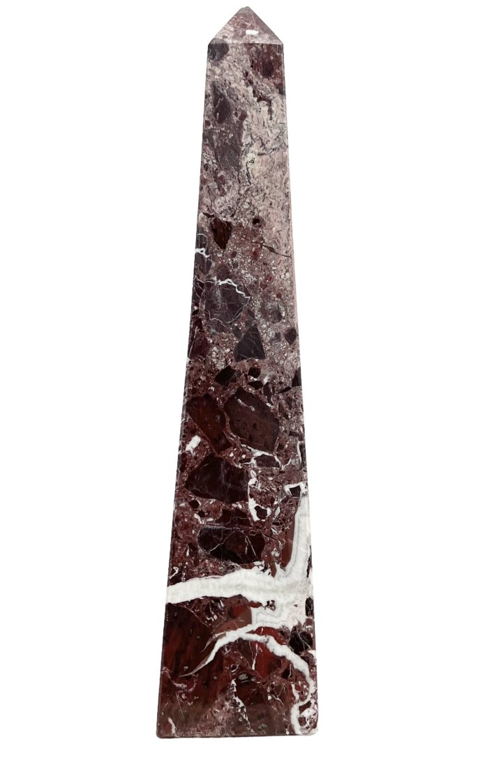 Large Stone Obelisk: Size 18 x 4 x 4 in