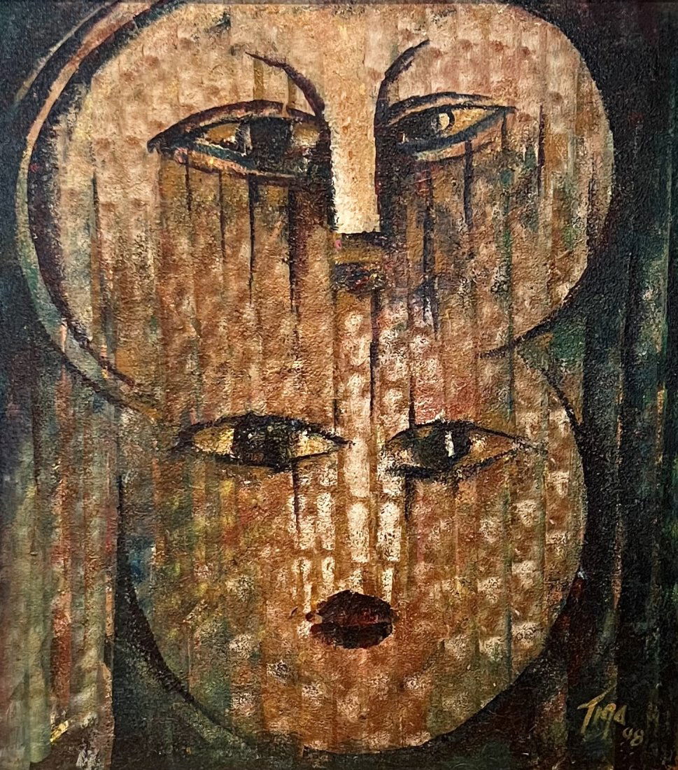 TIGA, Jean-Claude Garoute (1935 - 2006, Haiti) Abstract (1 of 5)