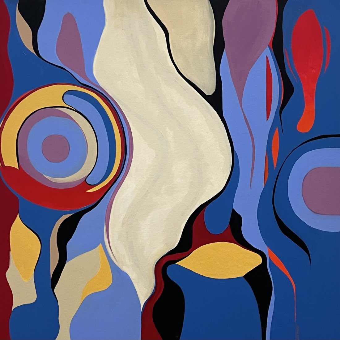 BARBARA KRUPP (20th c, American) Abstract (1 of 2)