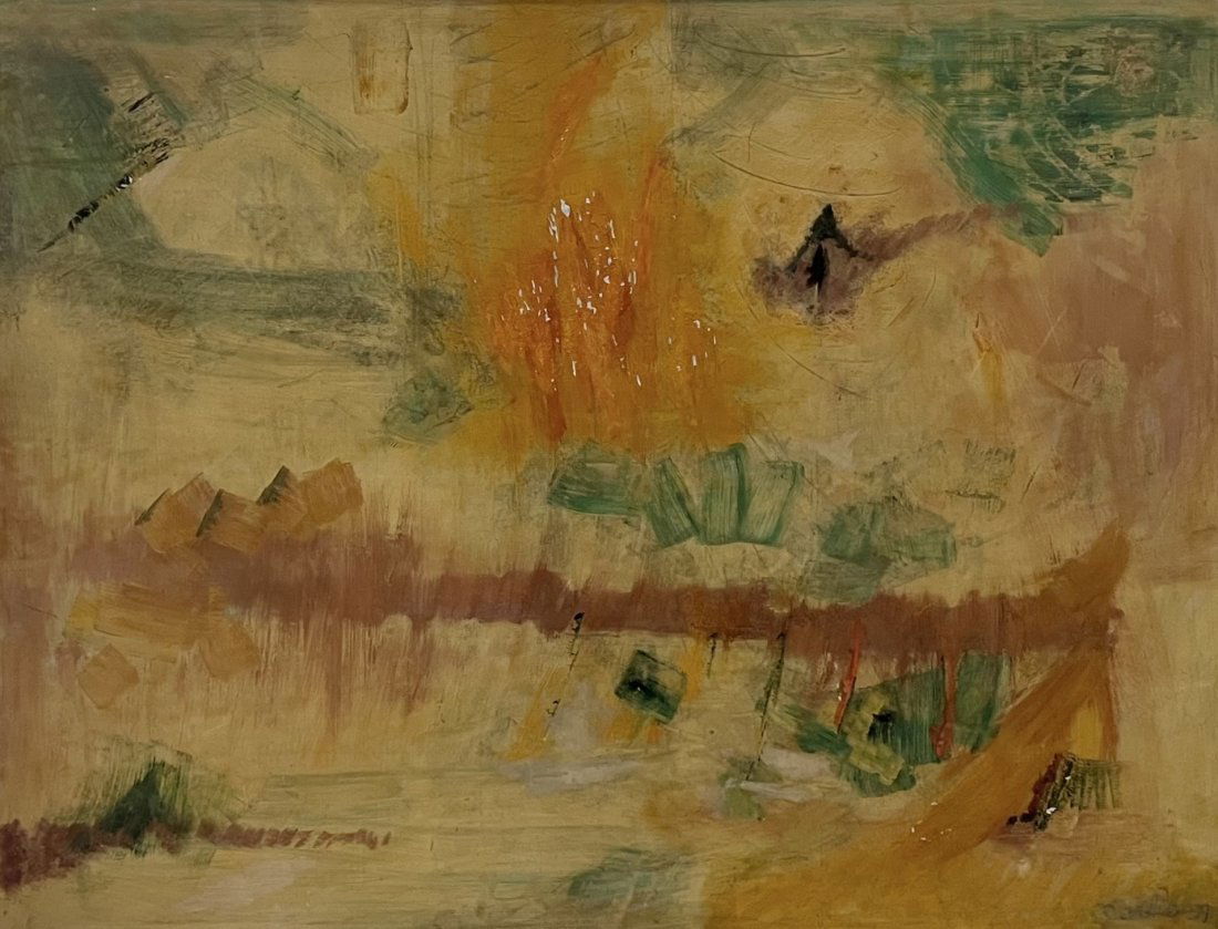 JOHN CARLIS (20th c, American) Abstract, New York City Artist 1959 (1 of 5)