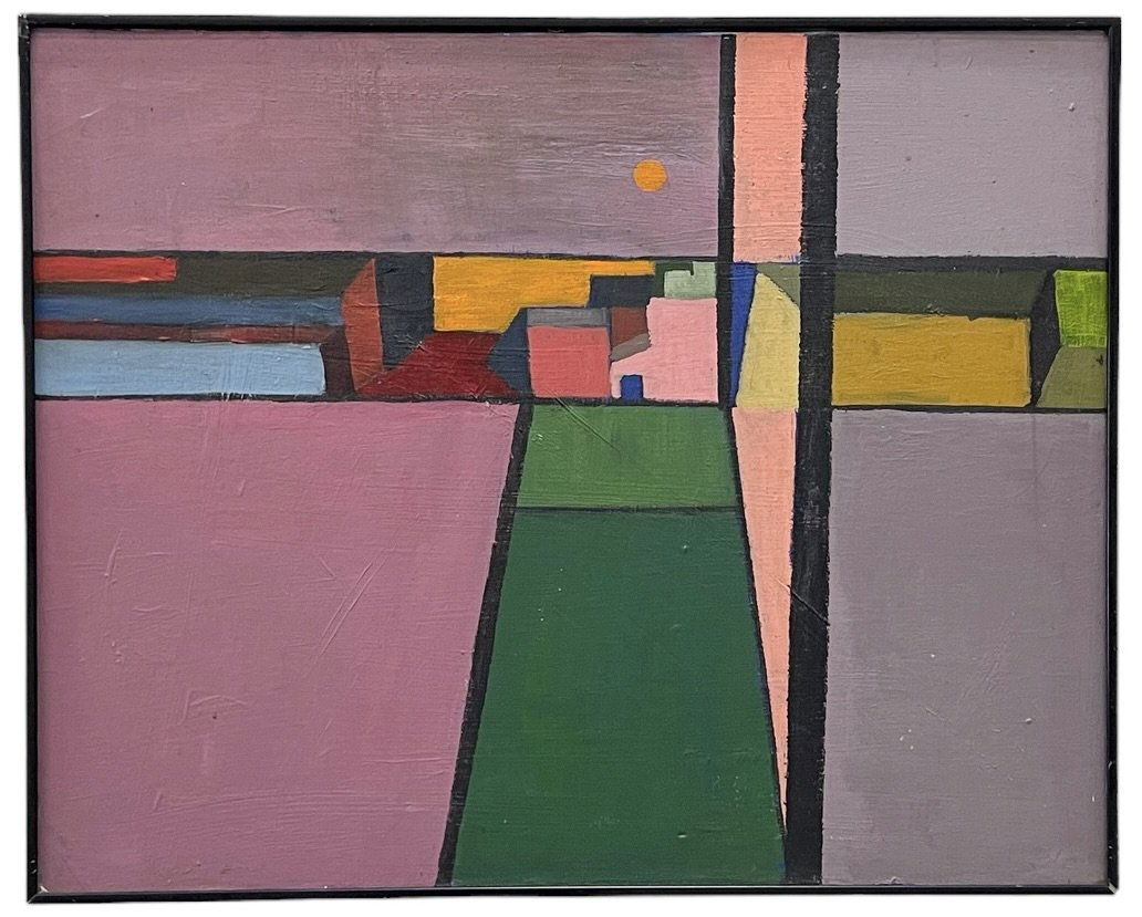 Mid-Century Modern Abstract, Unsigned (1 of 2)