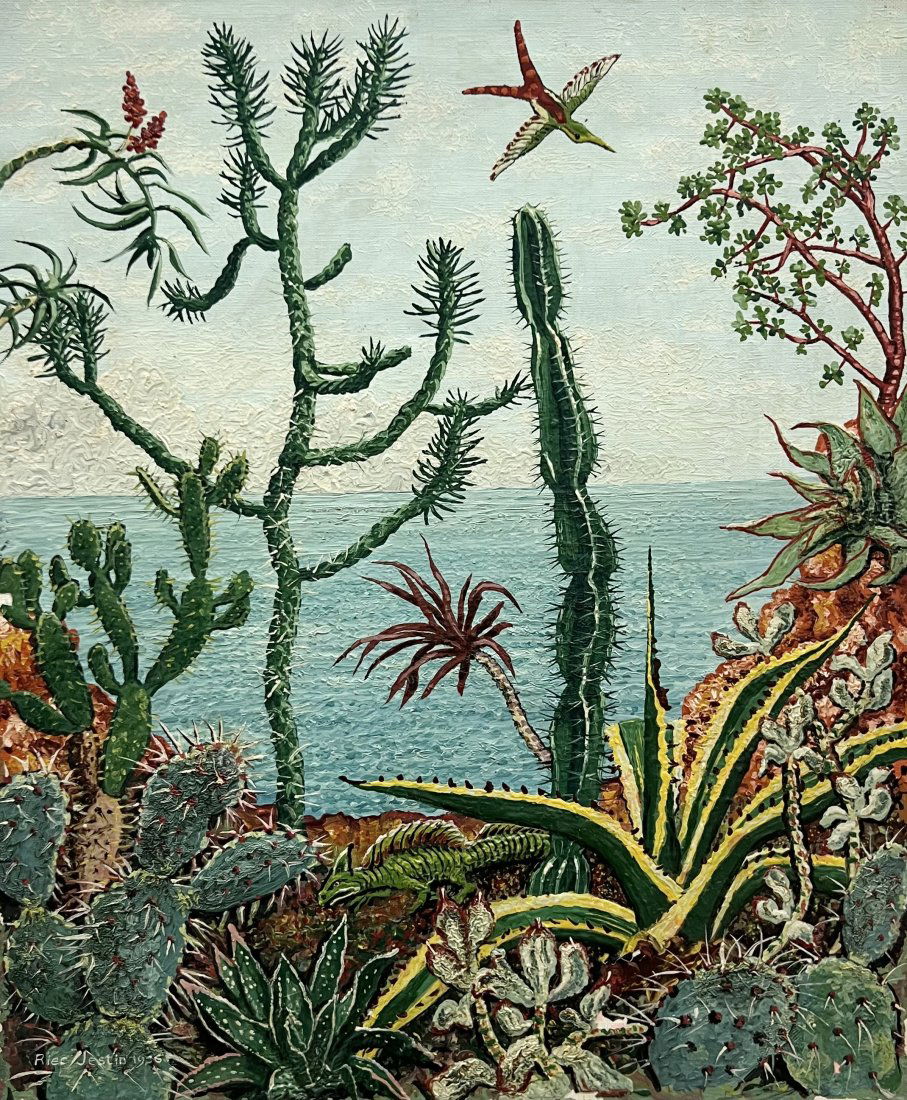 RAYMOND RIEC-JESTIN (20th c, French) Seaside Landscape (1 of 6)