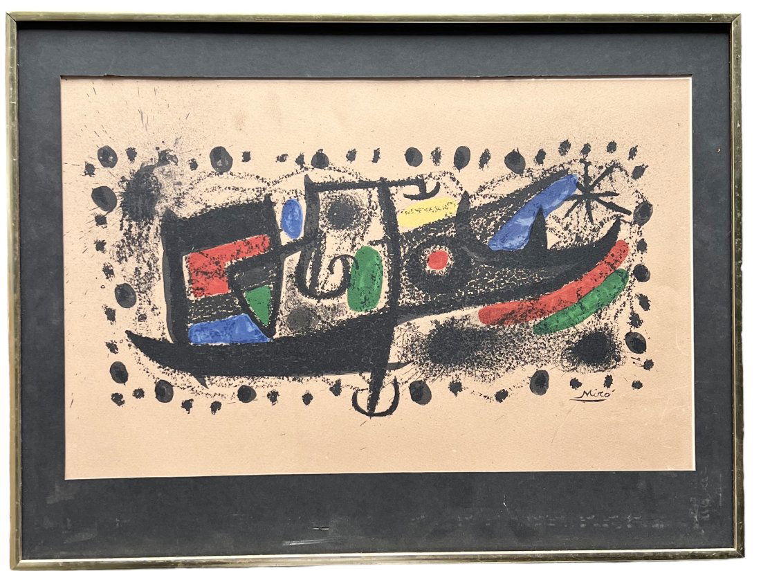 JOAN MIRO, Vintage Lithograph (1 of 3)