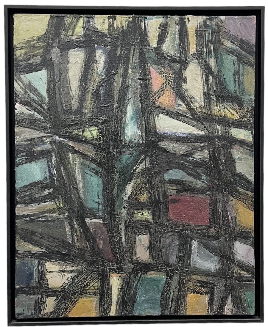 DANIEL BUCKLER (20th c, American) Abstract, New Hope, PA Artist (1 of 3)