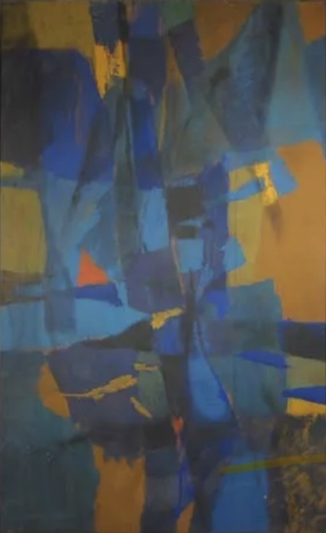 GERTRUDE TEMELES-HALF (b. 1920, American) Pennsylvania Artist, Abstract (1 of 3)