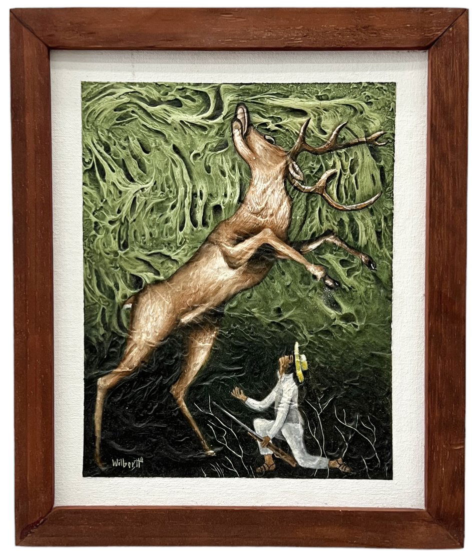 WILBER HERERRA ORTIZ (20th c, Mexico) Merida Artist, Mayan Motif (1 of 4)