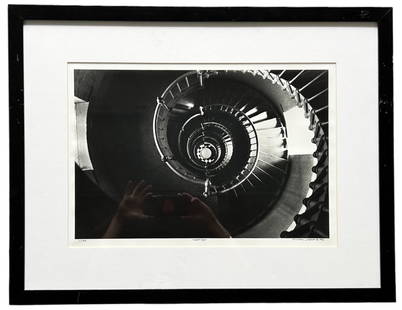 MICHAEL JOHNSON (20th c, American) "Vertigo" Photpgraph: Size 30 x 23 in (framed)