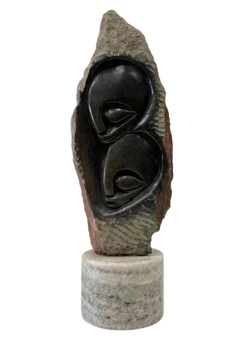 Mexican Modern Carved Sculpture: Size 11 x 4 in