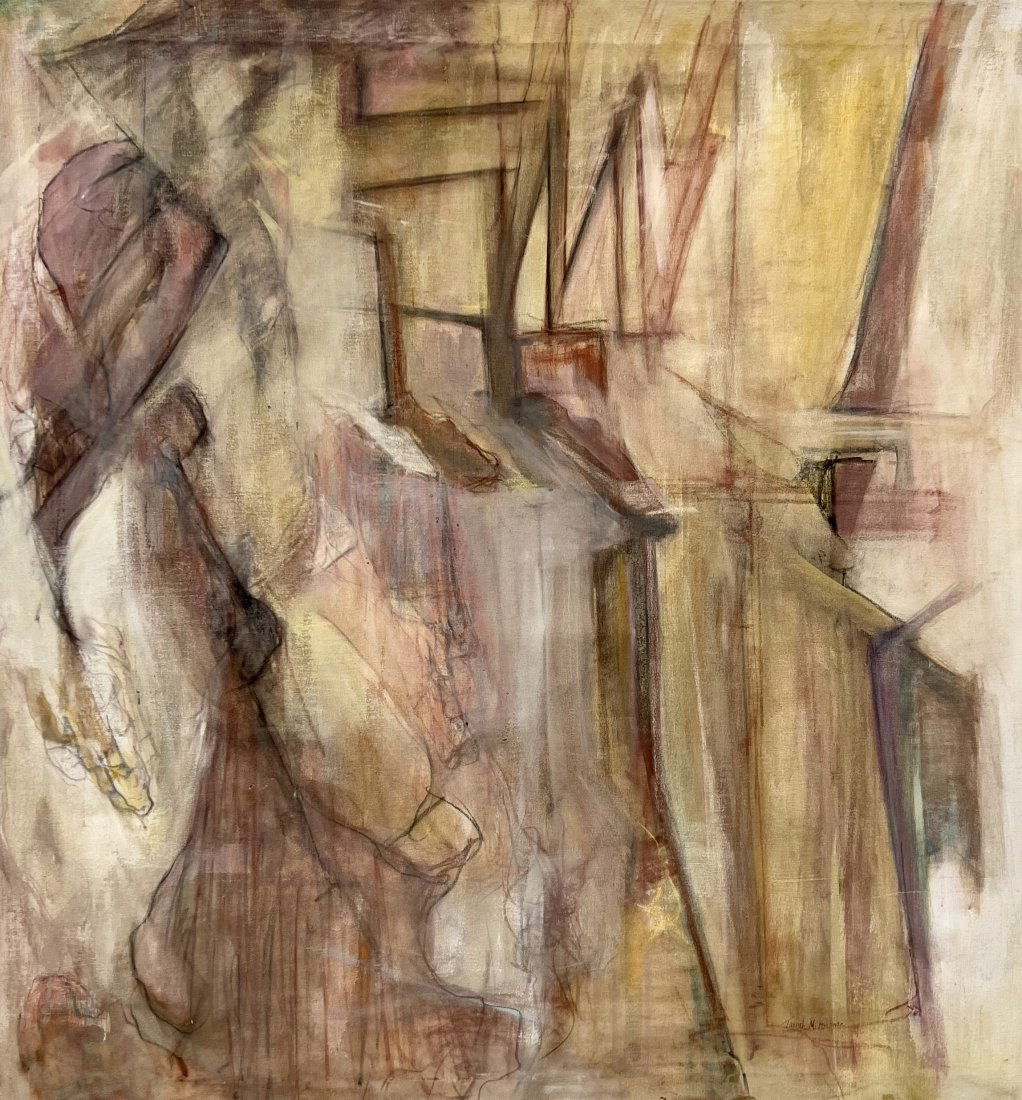 TAMAH PORTMAN (20th c, American) Large Abstract, New York, Boca Raton Artist (1 of 5)