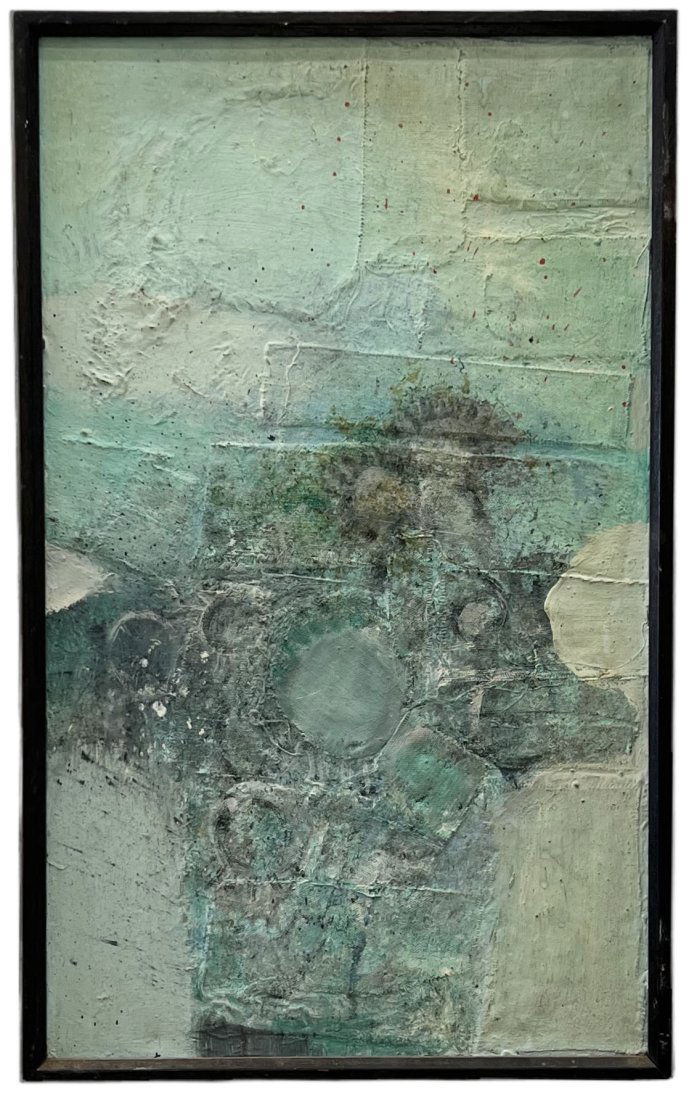 Mid-Century Modern Italian School Abstract Signed Davoli (1 of 5)