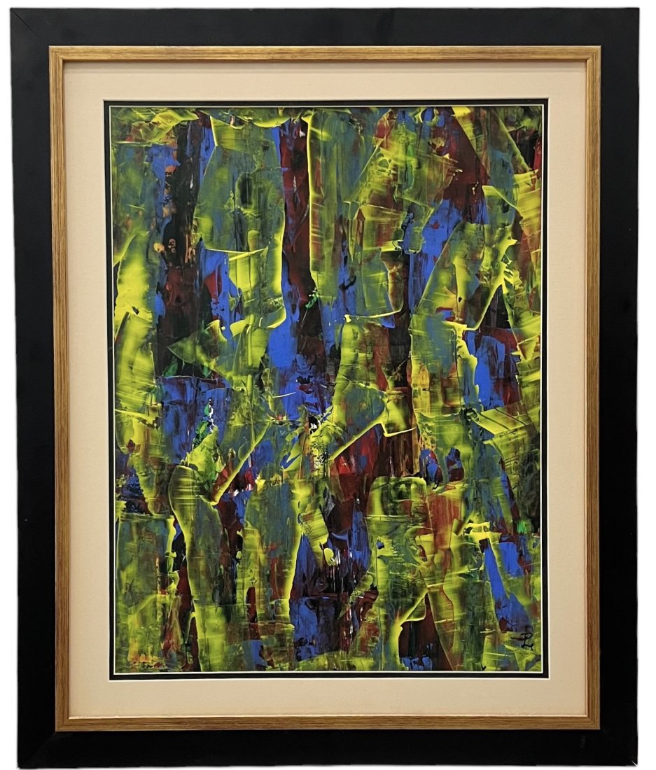 FRANK MONTGOMERY (20th c, American) Abstract, Brooklyn Artist 1959 (1 of 2)