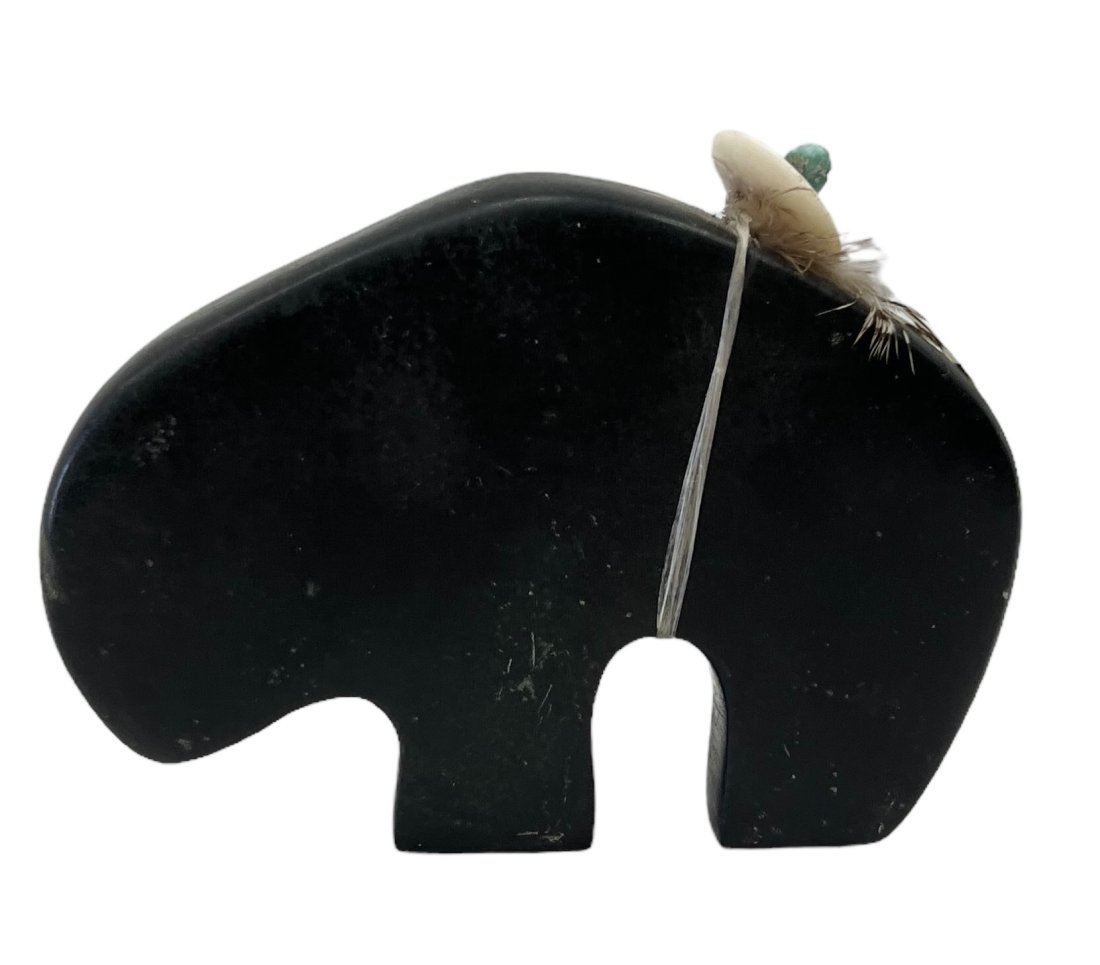 Native American Zuni Stone Bear Sculpture (1 of 1)