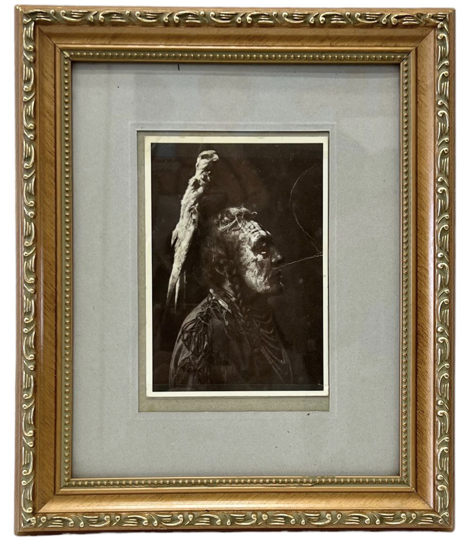Edward Curtis, Two Whistles, Apsaroke (Crow) Photograph (1 of 3)