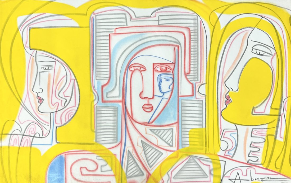 ABIEZER AGUDELO (B. 1964, Colombia) Large Abstract (1 of 2)