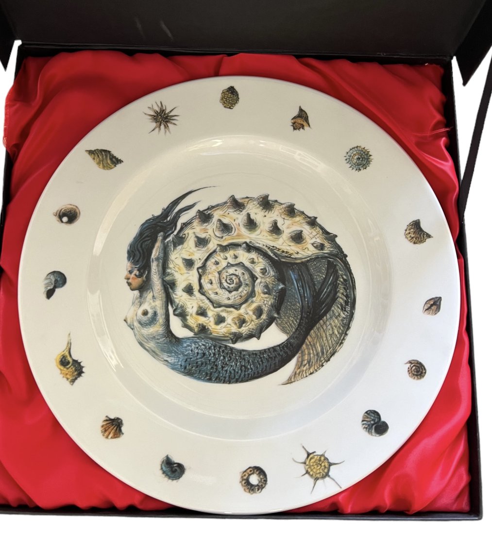 ROBERTO FABELO Limited Edition Surrealist Ceramic Plate (1 of 4)