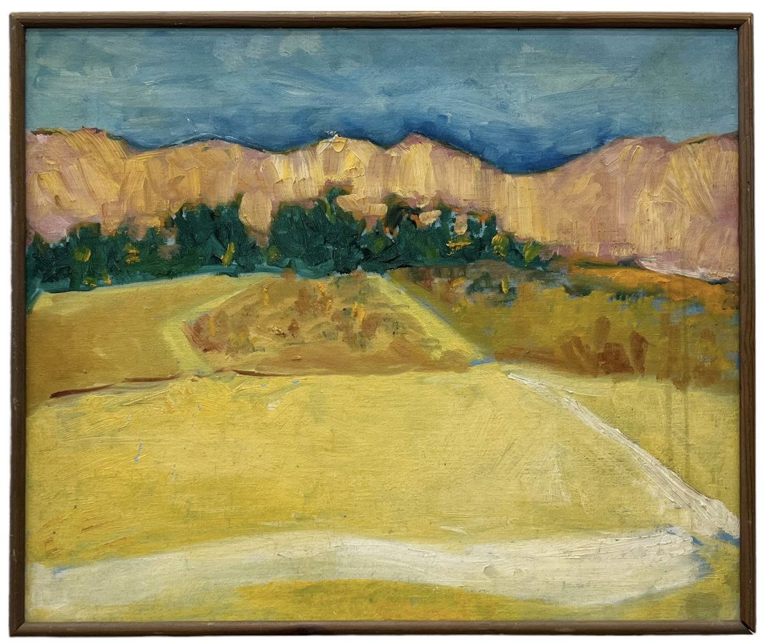 Vintage American School Impressionist Southwestern Landscape (1 of 2)