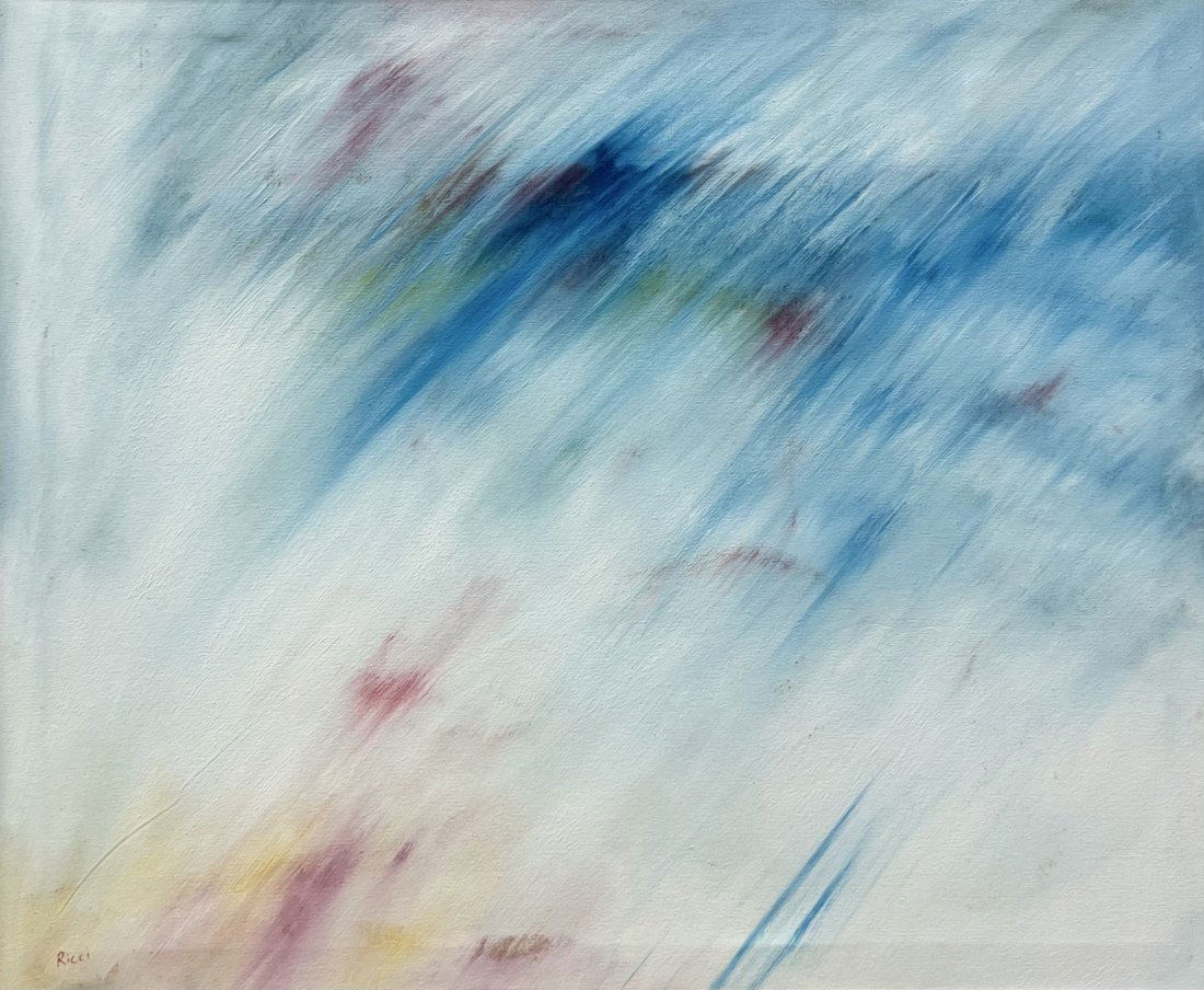 Vintage American Abstract Expressionist Painting, Signed (1 of 4)