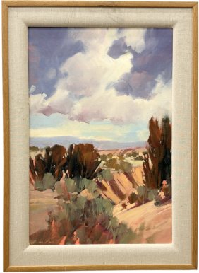 HOWARD CARR (b. 1947, American) Large Southwest Landscape, Arizona Artist