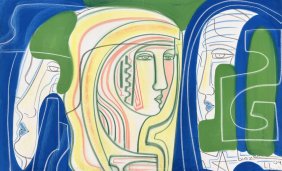 ABIEZER AGUDELO (B. 1964, Colombia) Large Abstract