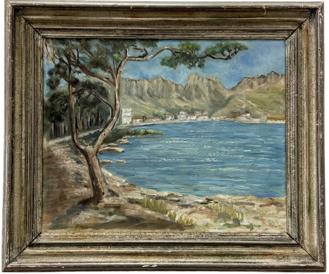 SHEILA HENDERSON (20th c, British) Puerto Pollensa Mallorca, Great Frame (1 of 3)