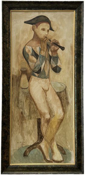 ENZO RUSSO (b. 1936, Italy) Jester, Mid-Century