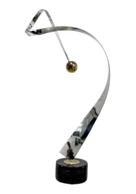 Vintage Mixed Metal Curtis Jere Sculpture