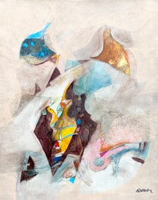 RAFAEL VALDEZ (20th C, Ecuador) Abstract