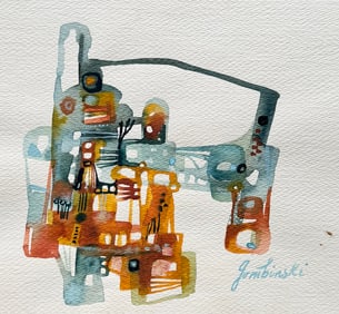 RITA GOMBINSKI (20th c, Polish American) Abstract