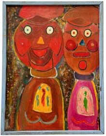 NANCY SHER (20th c, American) Mid-Century Modern Expressionist