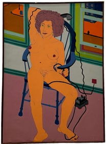 MICHAEL FATTIZZI (American) Woodstock Colony Artist, Pop Art Nude