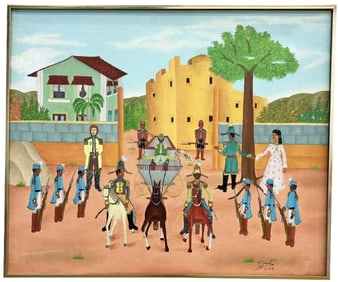 FIDEL FONTALVO (20th c, Venezuela) Colonial Folk Art