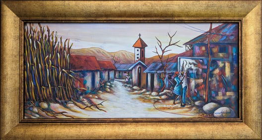 JOSEPH PHILEMOND (20th c, Haitian) Landscape