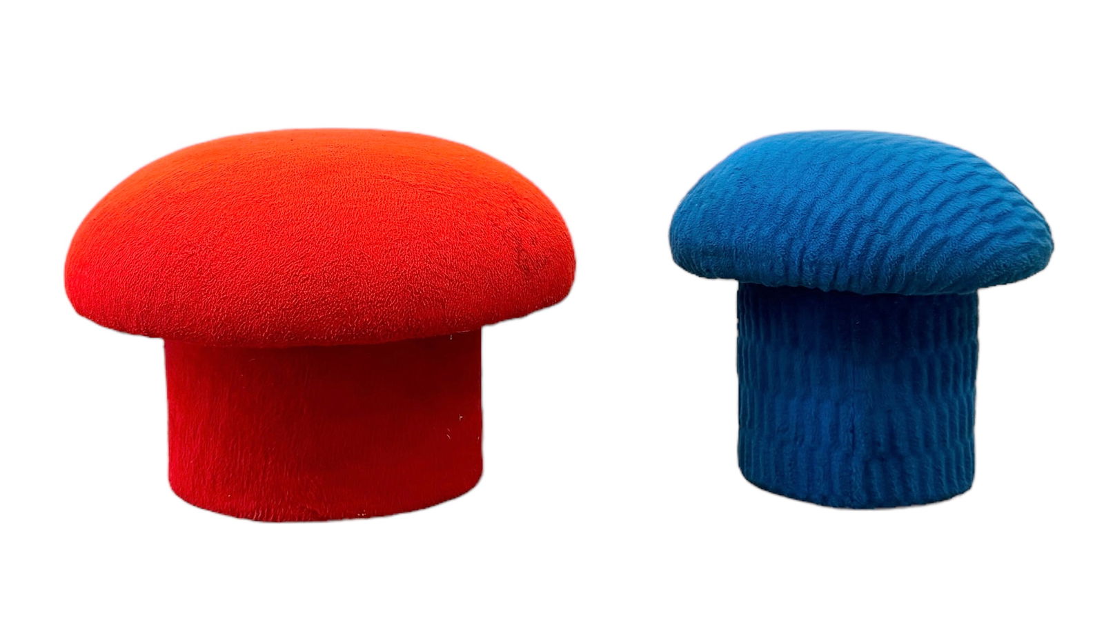 Pair Of Vintage 1970's Mushroom Ottomans (1 of 4)