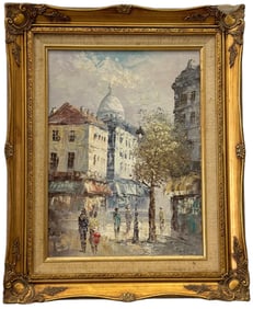 CAROLINE BURNETT Impressionist Paris Street Scene