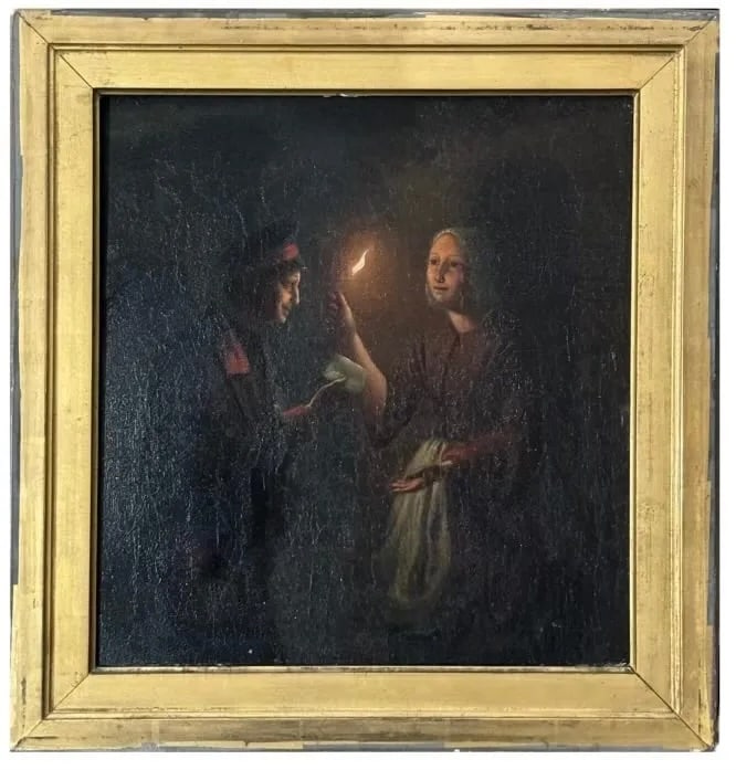 PETRUS VAN SCHENDEL (1806-1870, Dutch) The Messenger (1 of 10)