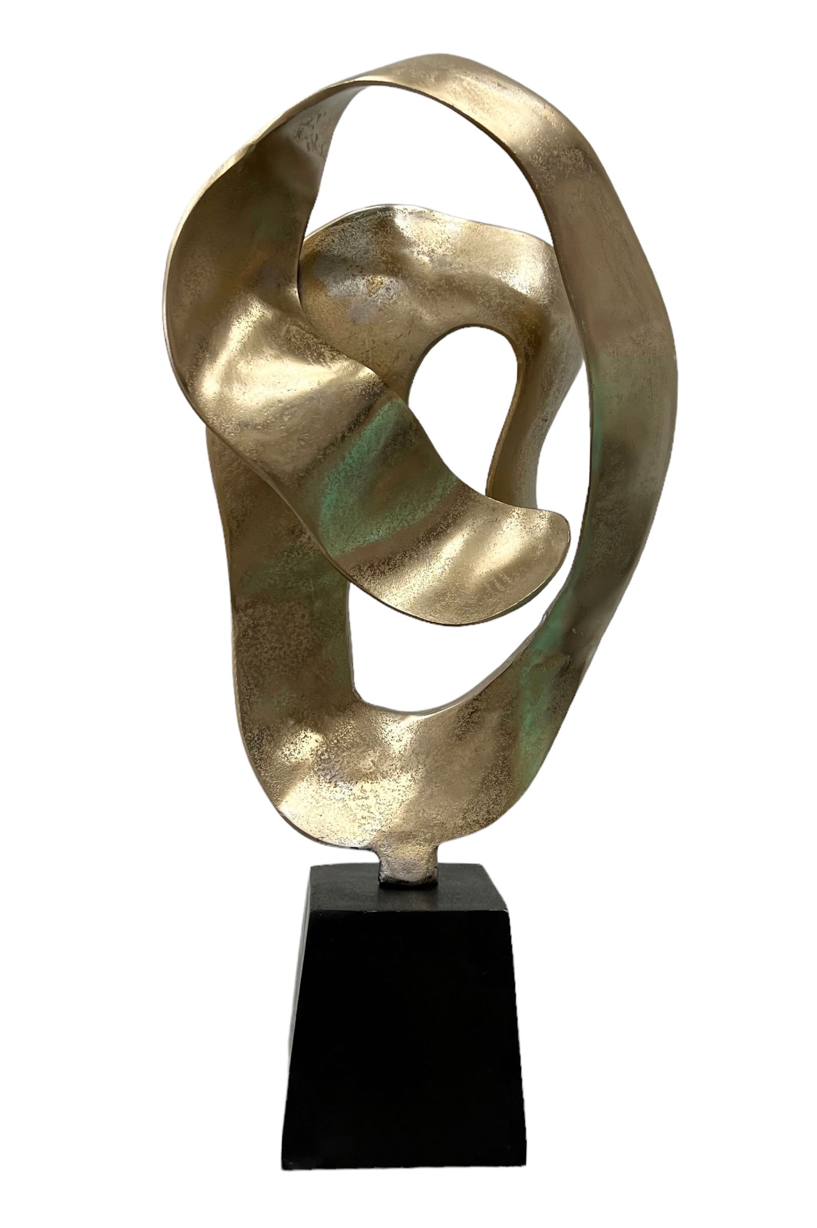 Large Contemporary Metal Abstract Sculpture (1 of 3)