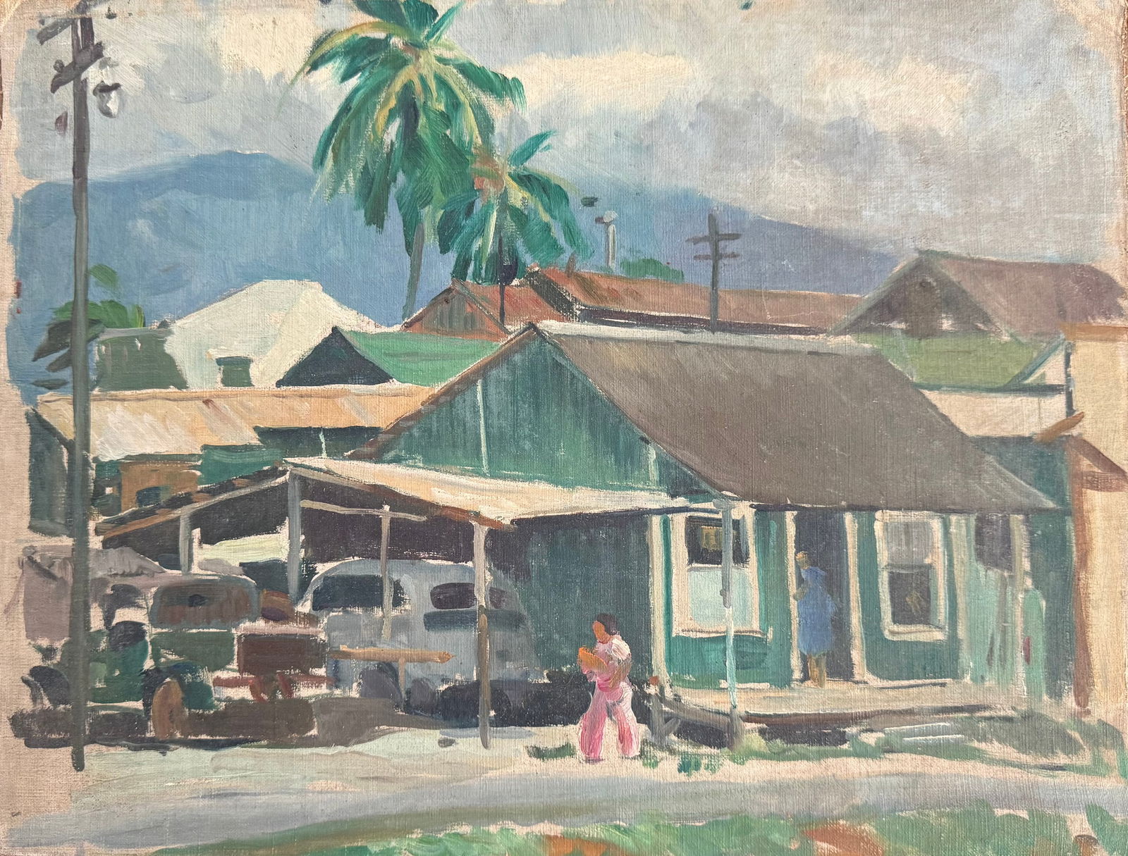TORE ASPLUND (1903-1978, American) WPA Era, Hawaii