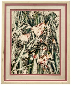 1960's Mid-Century American Modern Abstract, Signed