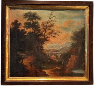 Old Master Flemish School Continental Landscape Attributed To Joos De Momper