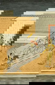 Antique Indian School Painting