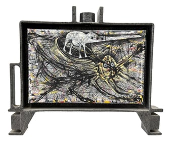 BORO (b. 1960, Cuba) Abstract, Wall Sculpture