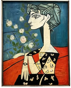 Early Mid-Century Cubist Abstract After Picasso