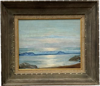 WALTER ANDREWS (1905-1969, American) Waves At Beach, Pennsylvania Artist