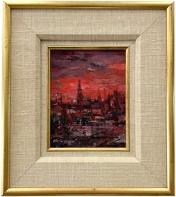 MARTIN JACKSON (1919-1986, American) Scarlett Cluster, Philadelphia Artist