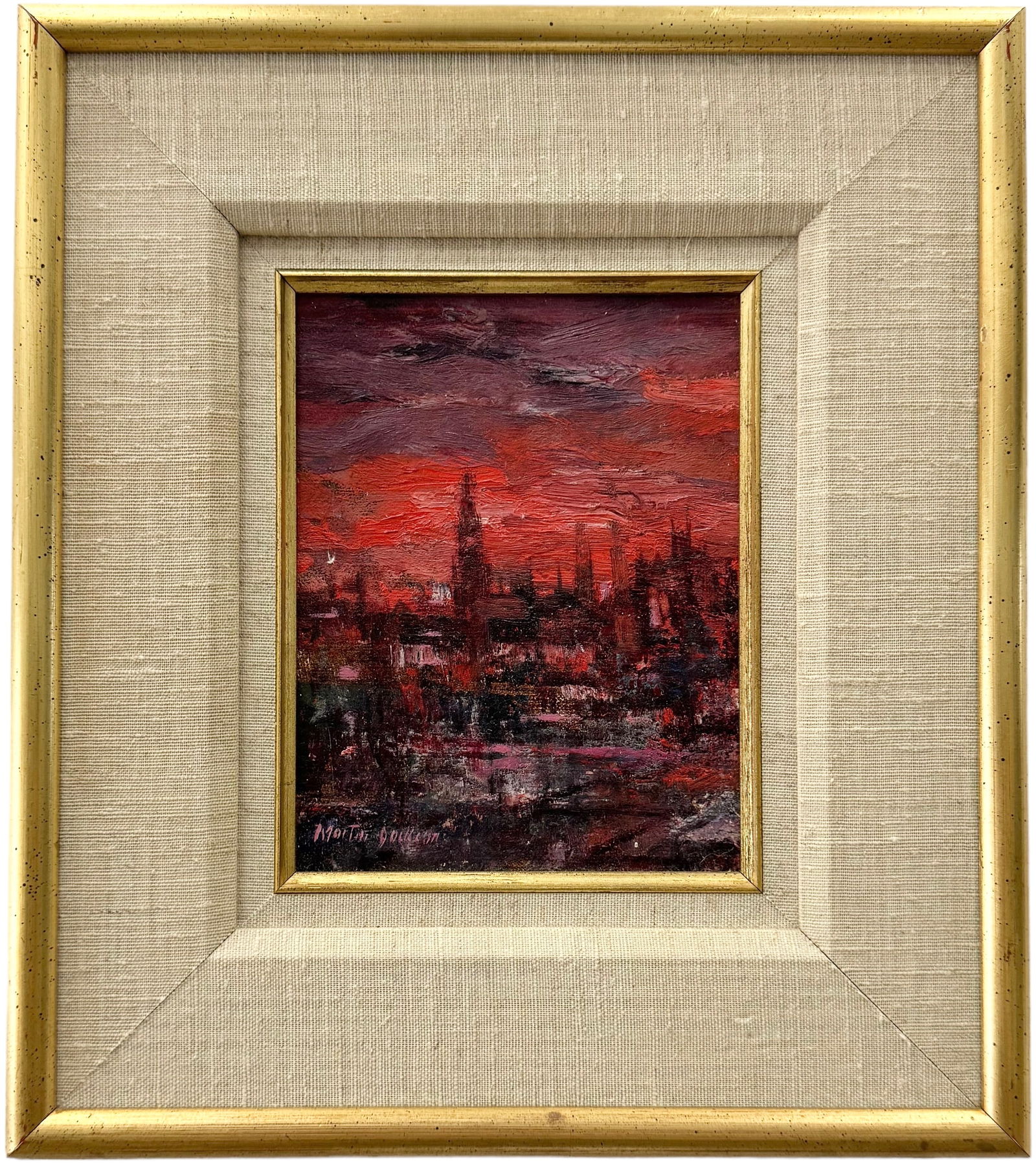 MARTIN JACKSON (1919-1986, American) Scarlett Cluster, Philadelphia Artist (1 of 3)